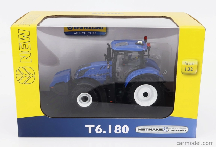 Universal hobbies New holland T6.180 Tractor Methane Power 2022 1:32 Blue