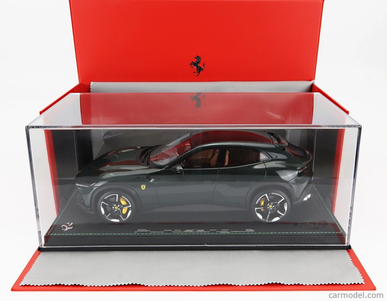 Bbr-models Ferrari Purosangue Suv 2022 - Con Vetrina - S vitrínou 1:18 Verde - British Racing Green