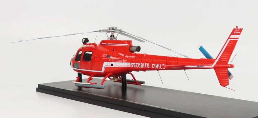 Alerte Aerospatiale As 350 Helicopter Securite Civile 1979 1:43 Red