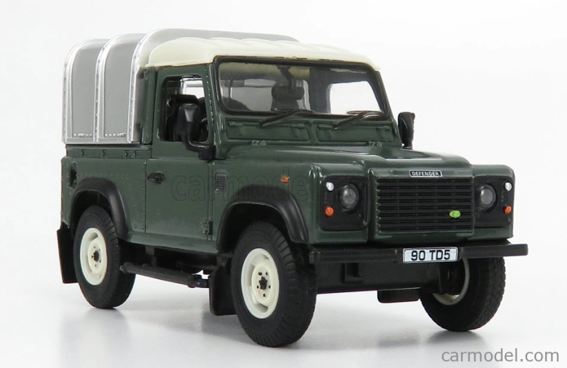 Britains Land rover Land Defender 90 Pick-up Closed 1984 1:32 Zelené Stříbro