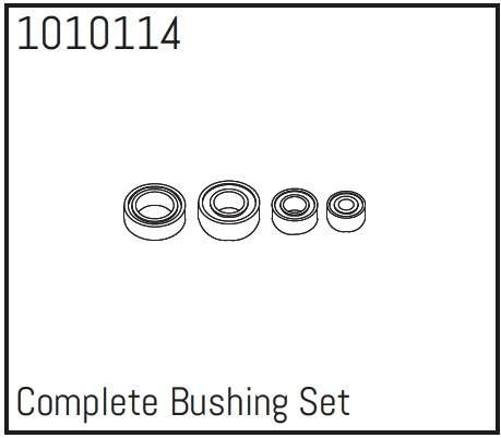 HBP240245 - (1010114) Complete Copper Bushing Set - PRO Crawler 1:18