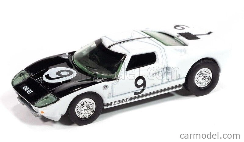 Autoworld Ford usa Gt40 N 9 Racing 1966 1:64 Bílá Černá