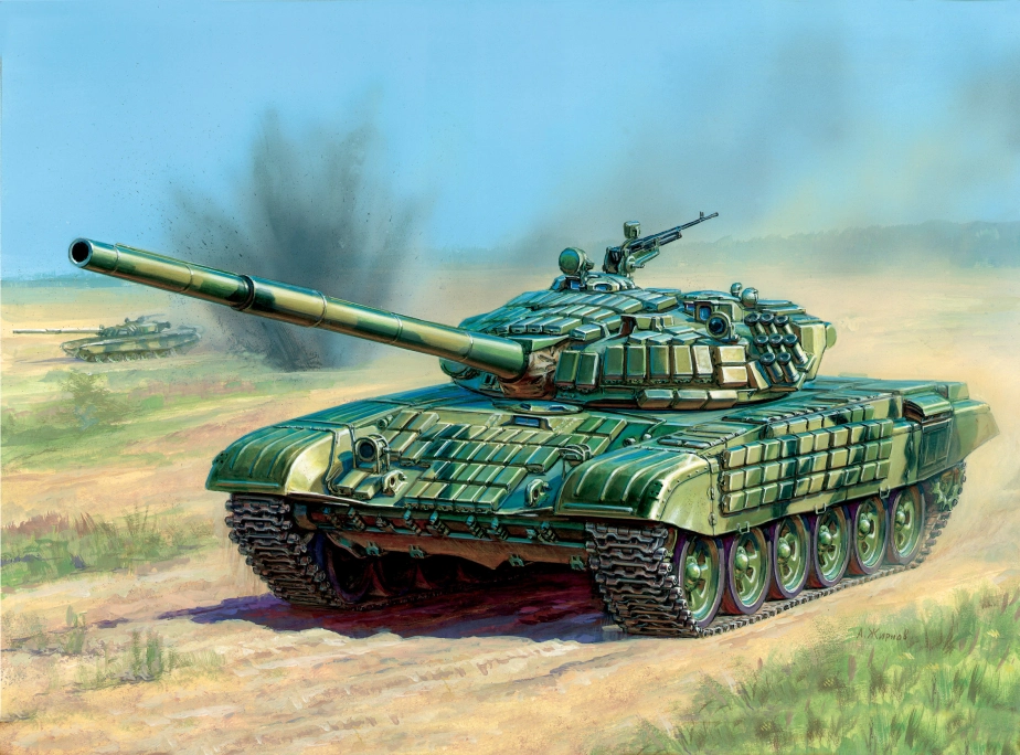 Zvezda Snap Kit - T-72 (1:100)