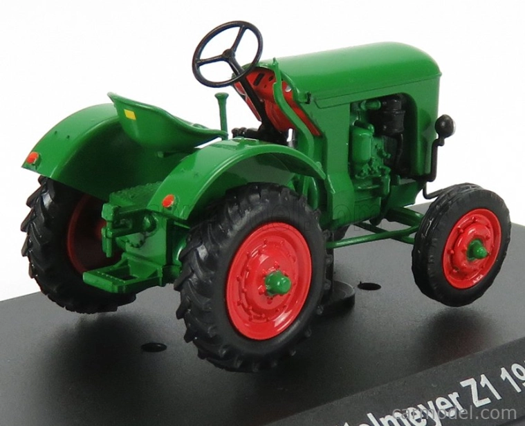 Edicola Zettelmeyer Z1 Tractor Germany 1951 - Damage Blister Box 1:43 Zelená Červená