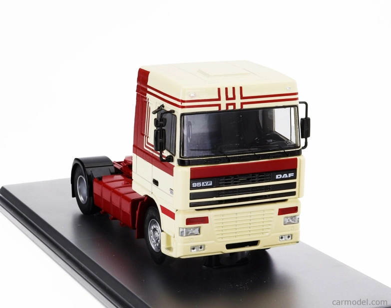 Premium classixxs DAF 95xf 430 Tractor Truck 2-assi 1997 1:43 Cream Red