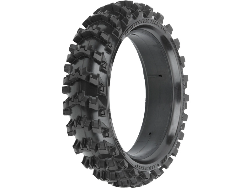 Pneumatiky Pro-Line 1:4 Dunlop Geomax MX14 V2 CR4 vzadu: disk Pro-Spec