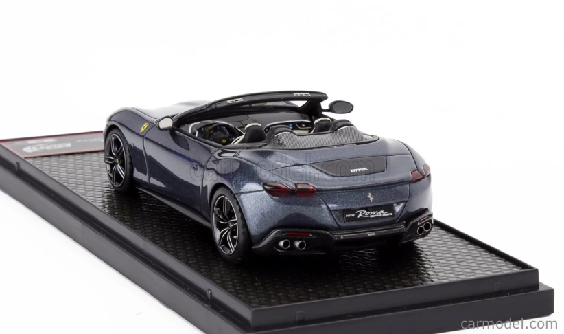 Bbr-models Ferrari Roma Spider Open 2020 1:43 Blu Roma - Blue Met