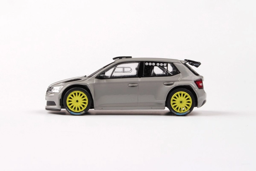 Abrex Škoda Fabia III R5 (2015) 1:43 - Šedá Steel Uni