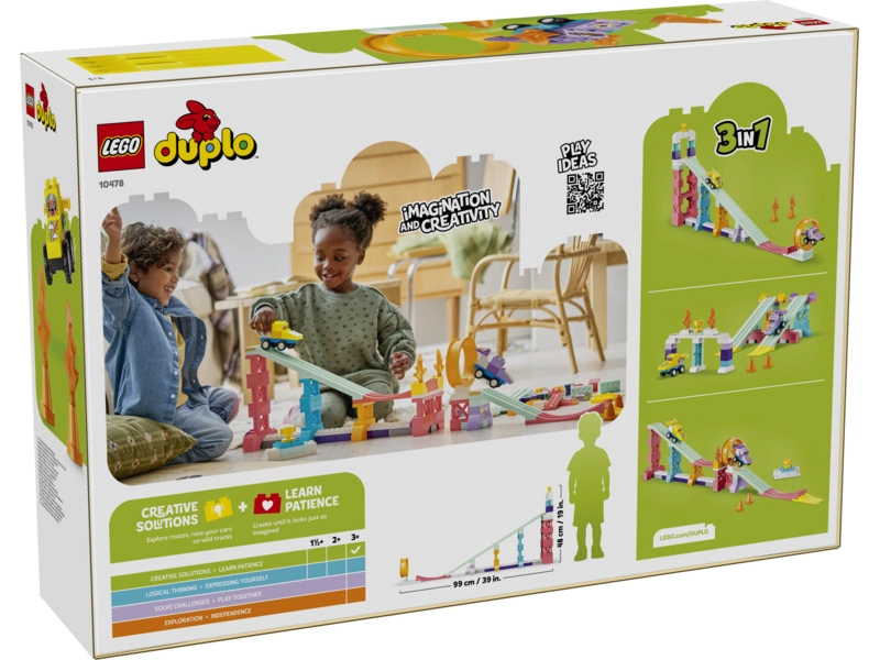 LEGO DUPLO - Kreativní rampy s autíčky 3 v 1