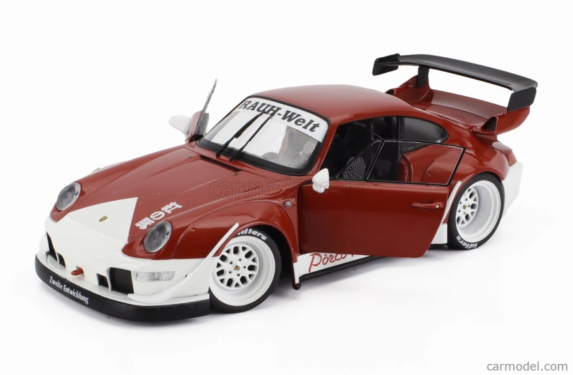 Solido Porsche 911 993 Rwb Bodykit Porco Rosso Coupe 2020 1:18 Bielo-červená