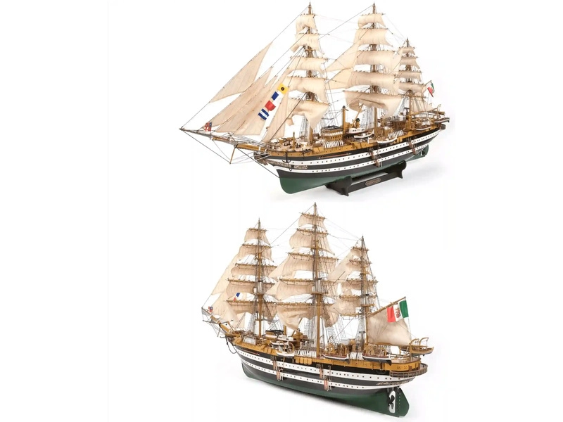 OCCRE Amerigo Vespucci 1:100 + plachty Kit