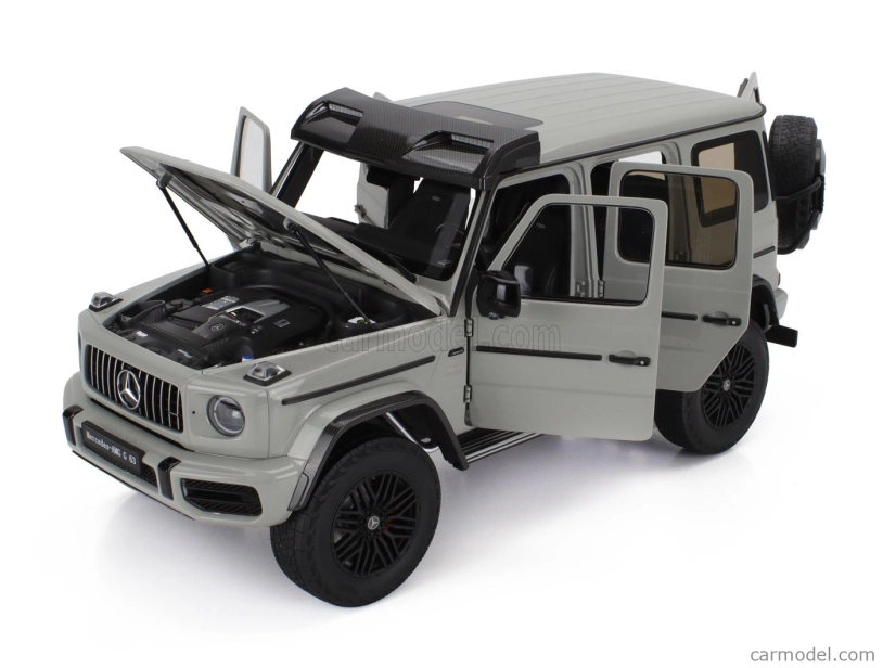 Almost-real Mercedes benz G-class G63 Amg (w463) 4x4 2023 1:18 Arabská Šedá
