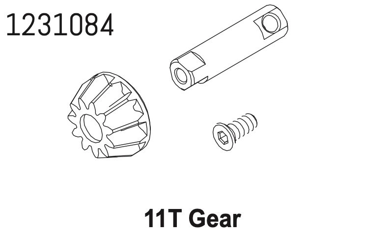 1231084 - Gear 11T CR4.4