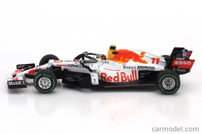 Mini-gt Red bull F1 Rb16b Honda Team Red Bull Racing Ra620h N 11 3. turecký Gp 2021 Sergio Perez 1:64 bielo-červená