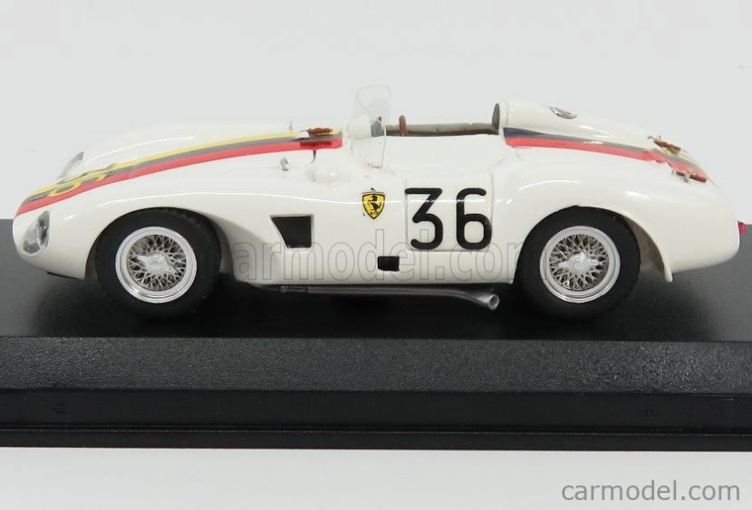 Art-model Ferrari 625lm Spider Ch.0637 N 36 Venezuela Gp 1956 P.drogo 1:43 Biela