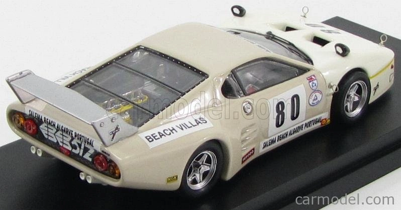 Najlepší model Ferrari 512bb N 80 Silverstone 1982 Phillips - Earle - Jones 1:43 Cream