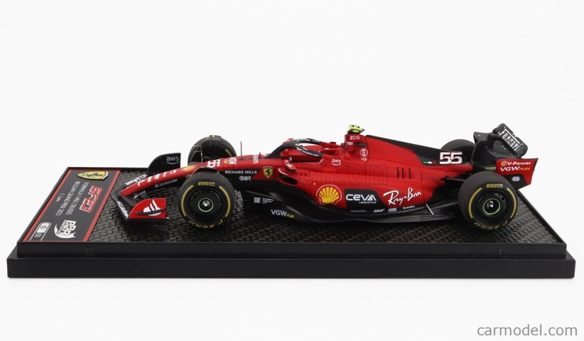 Bbr-models Ferrari F1 Sf-23 Team Scuderia Ferrari N 55 Belgium Gp 2023 Carlos Sainz 1:43 Červená čierna