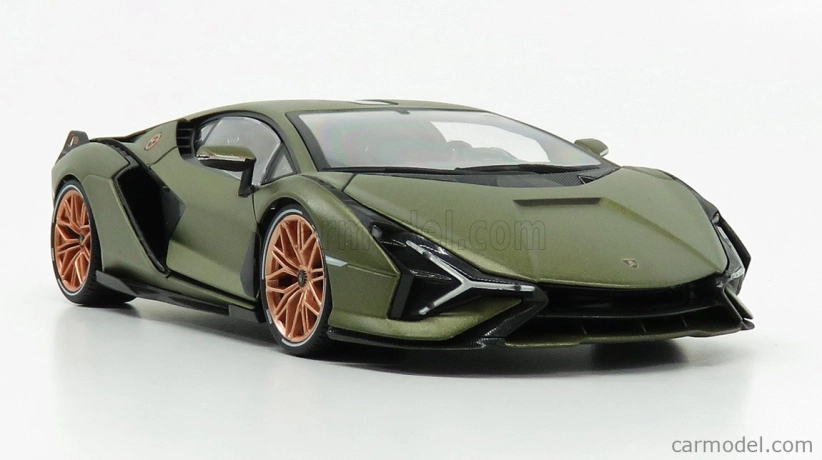 Bburago Lamborghini Sian Fkp 37 Hybrid 2020 1:18 Verde Gea – zelená met