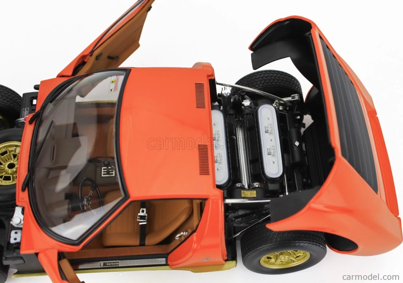 Kyosho Lamborghini Miura P400 1968 1:18 Orange Gold