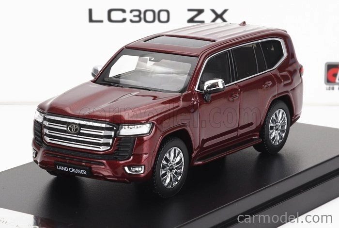Lcd-model Toyota Land Cruiser Lc300-zx 2022 1:64 Red
