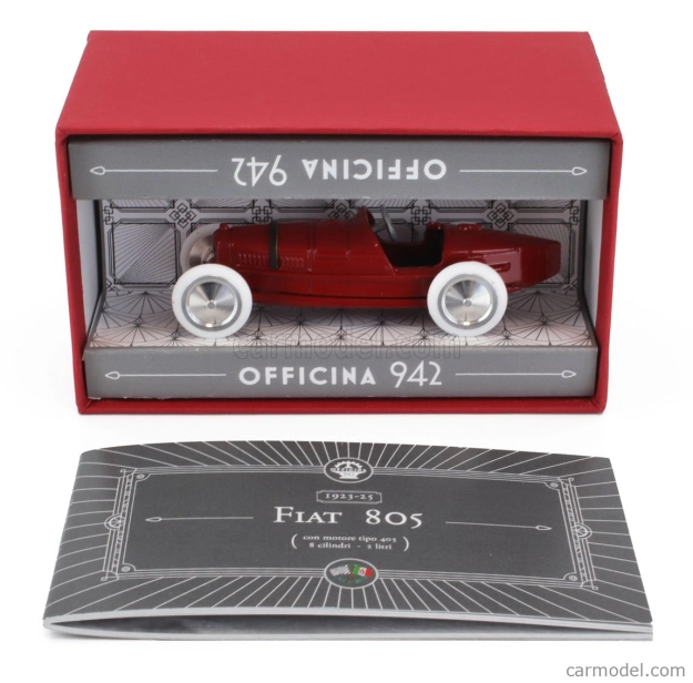 Officina-942 Fiat 805 Spider Gran Premio 1923 1:43 Červená