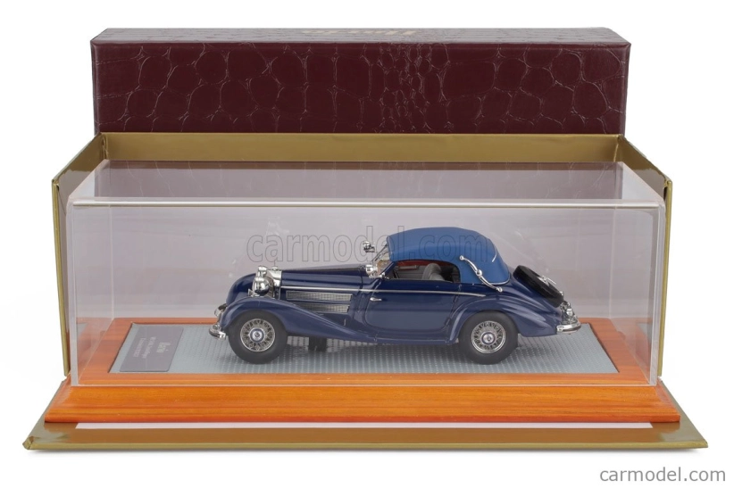 Ilario-model Mercedes benz 540k Sn154081 Sindelfingen Cabriolet A Closed 1936 1:43 2 Tóny Modré