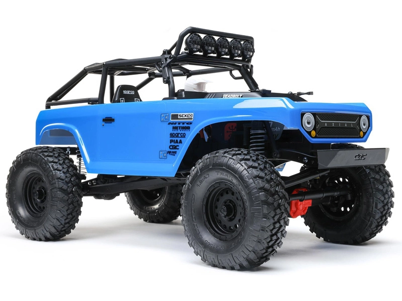 RC auto Axial SCX10 II Deadbolt 1:10 4WD RTR, modré
