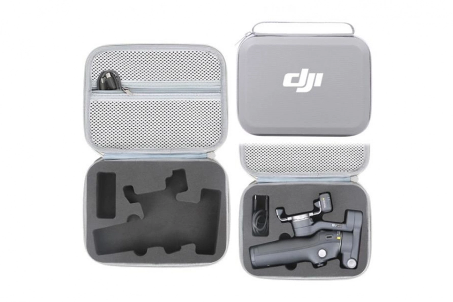 DJI OSMO Mobile 8 - PU úložné puzdro pre DJI Osmo Mobile 8 (sivá)