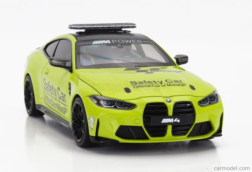 Minichamps BMW 4-series M4 Coupe (g82) Safety Car Motogp Season 2020 1:18 Žlutá