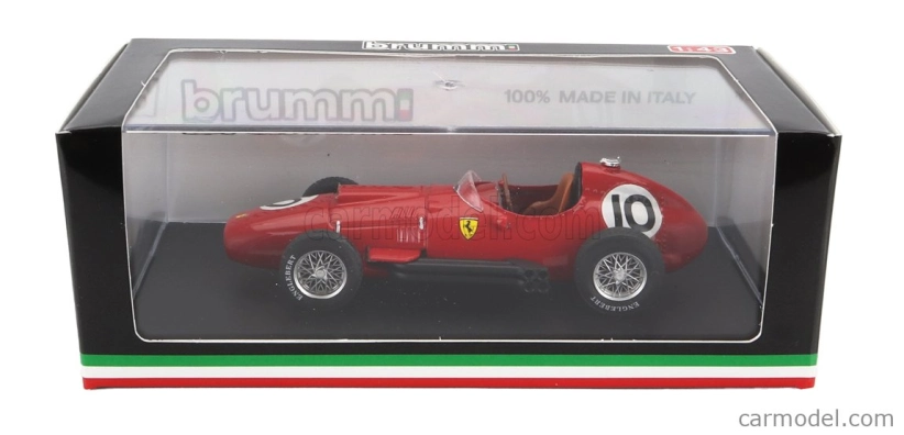 Brumm Ferrari F1  801 N 10 3rd British Gp 1957 M.hawthorn 1:43 Red