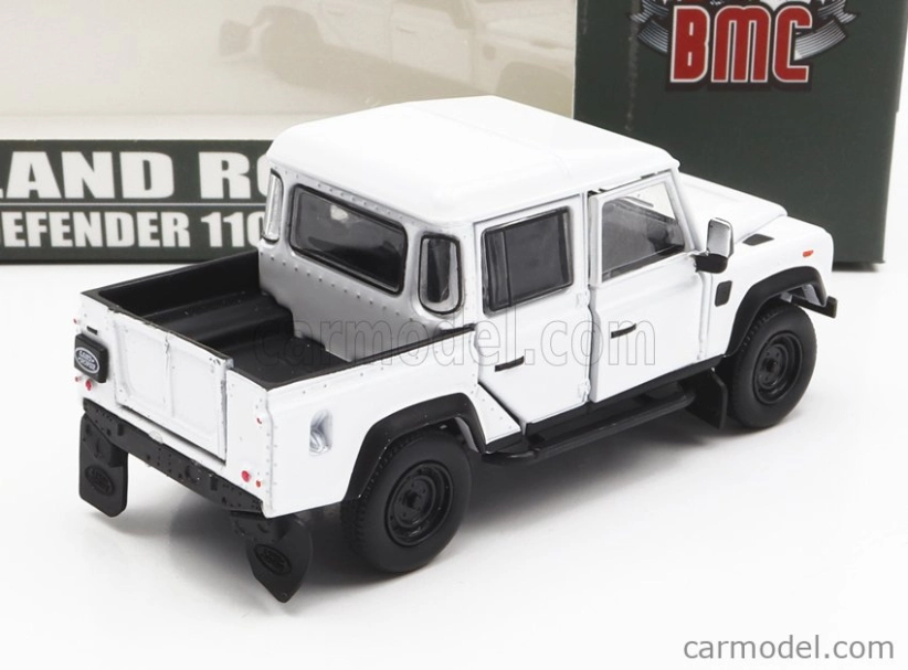 Bm-creations Land rover Defender 110 Pick-up 1995 1:64 Biela