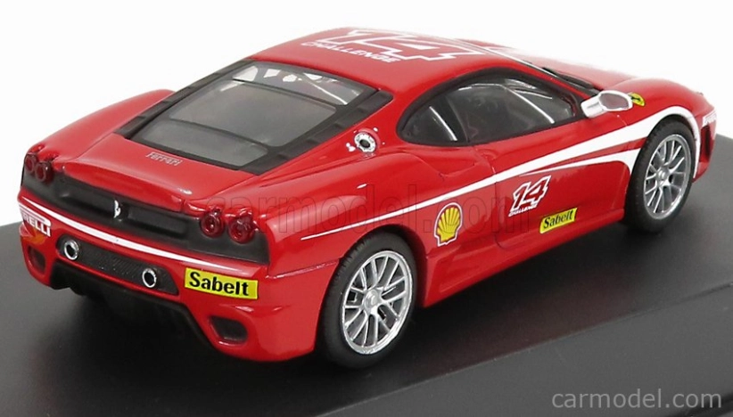 Edicola Ferrari F430 N 14 Challenge 2006 1:43 Červená