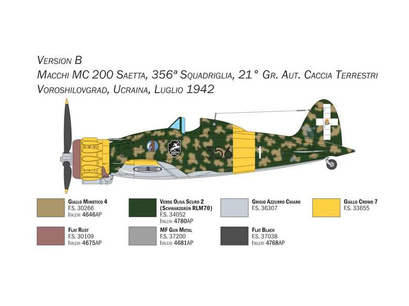Italeri Macchi MC.200 serie XXI (1:48)