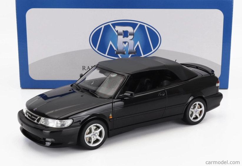 Radscale collection Saab 9-3 Viggen Cabriolet Open 2000 1:18 Black