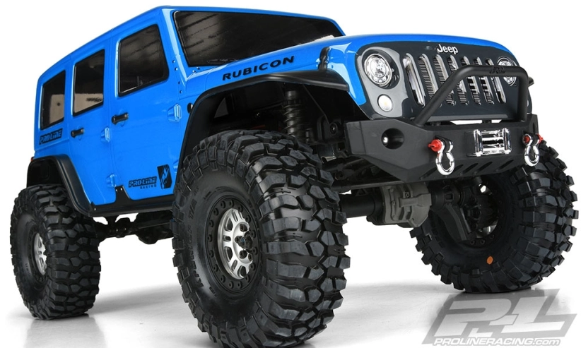 Jeep Wrangler číra karoséria pre TRX-4 Traxxas podvozok