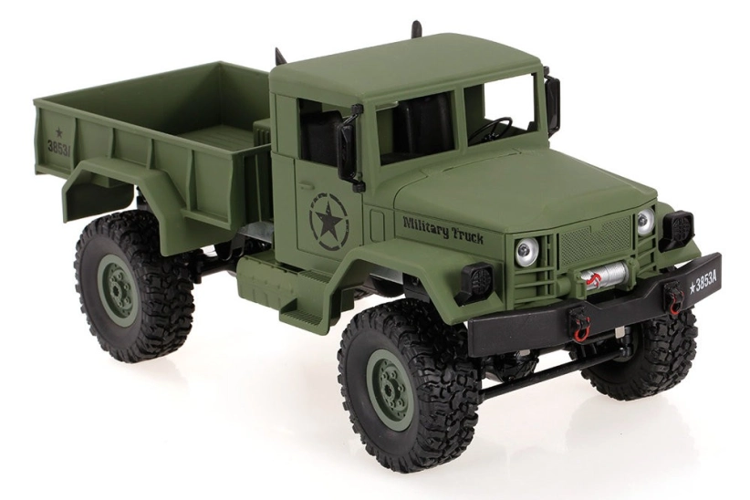 RC auto U.S. vojenský truck, zelená