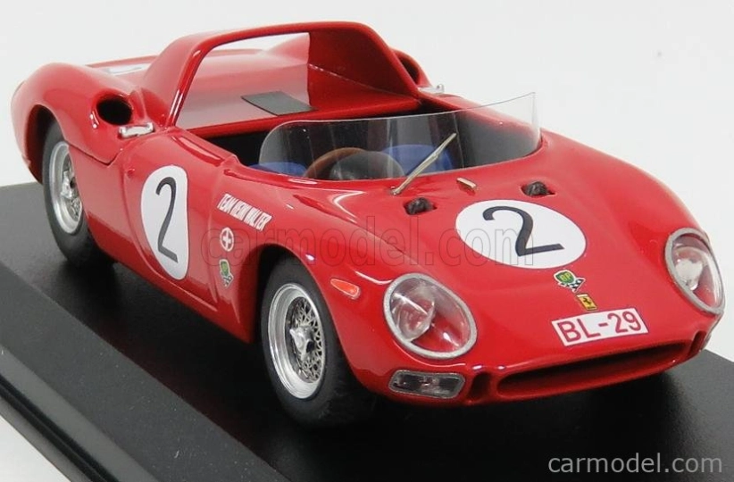 Najlepší model Ferrari 250lm Spider N 2 Trieda víťazov Pernis Von Tirol Innsbruck 1965 H.walter 1:43 Červená