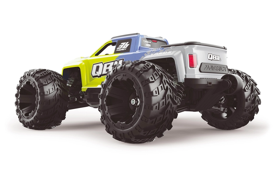 Qbit MT Pro 1/16th Monster Truck - Fluoro Zelený