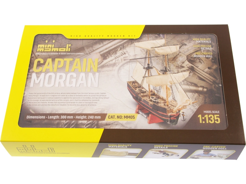 MINI MAMOLI Capitain Morgan 1:135 kit