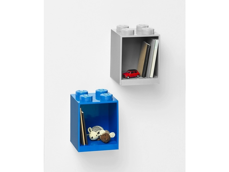 LEGO Brick 4 závesná polica modrá