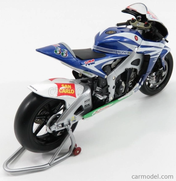 Minichamps Honda Rc212v Team Gresini San Carlo N 33 1:12, modrá