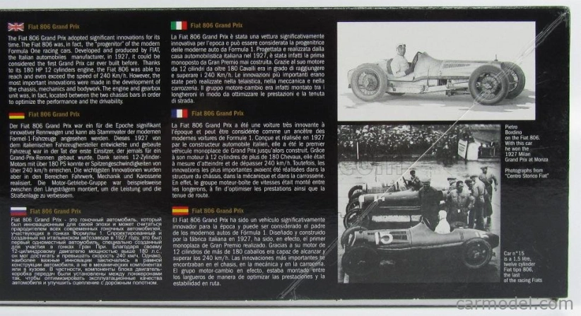 Italeri Fiat 806 Grand Prix 1927 1:12 /