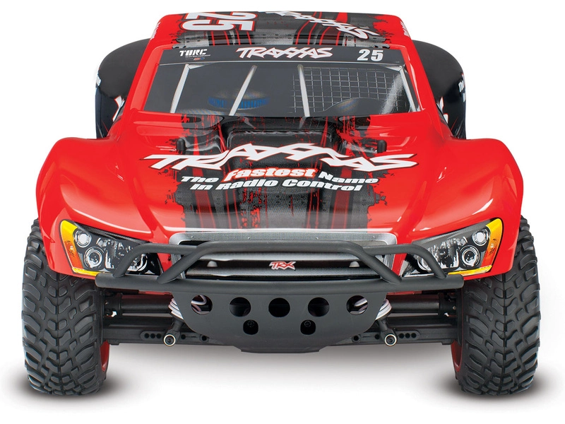RC auto Traxxas Slash 1:10 VXL 4WD TQi, Fox, černobílá