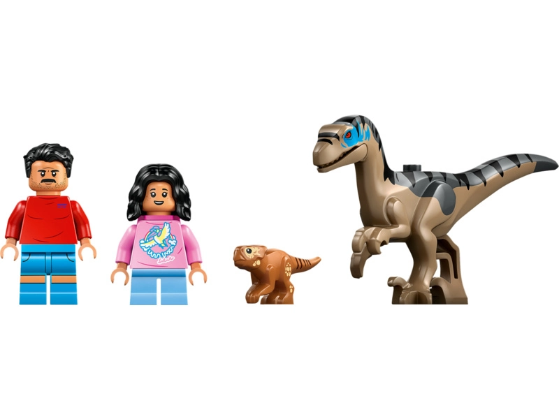 LEGO Jurský svet - Útek pred raptorom v terénnom aute