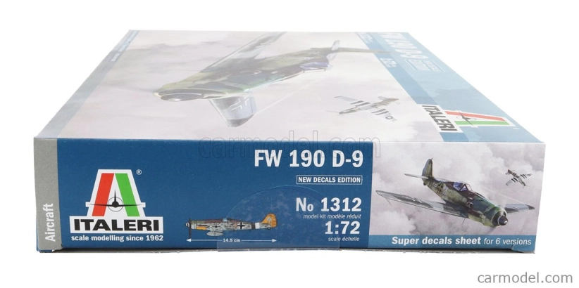 Italeri Focke wulf Fw 190 D-9 Vojenské lietadlo 1944 1:72 /