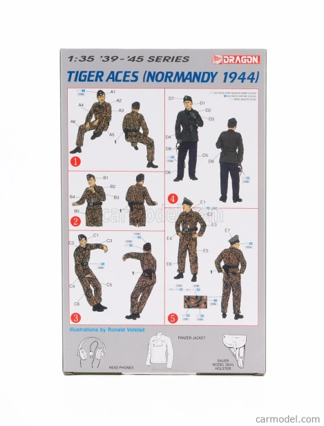 Dragon armor doplnky Tiger Aces vojenské figúrky Normandia 1:35 /
