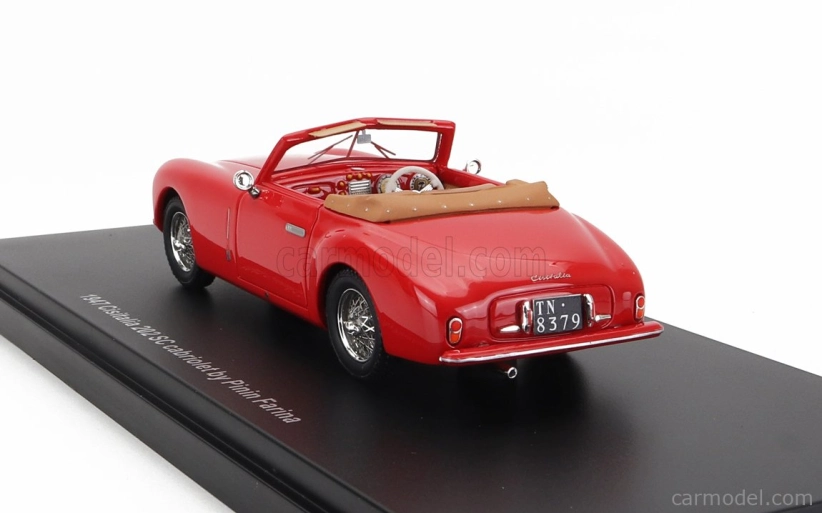 Esval model Cisitalia 202 Sc Stabilimenti Farina Cabriolet Open 1947 1:43 Red