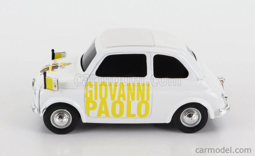 Brumm Fiat 500 Papa Giovanni Paolo Ii - Beato Lui 1:43 Biela