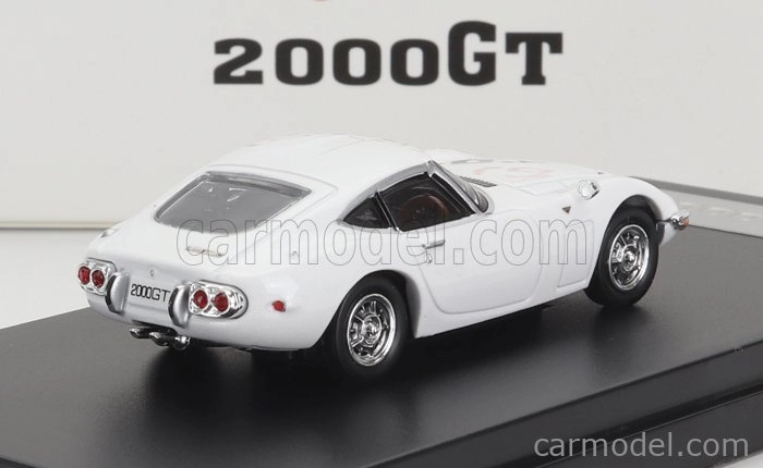 Lcd-model Toyota 2000gt Coupe 1967 1:64 Bílá