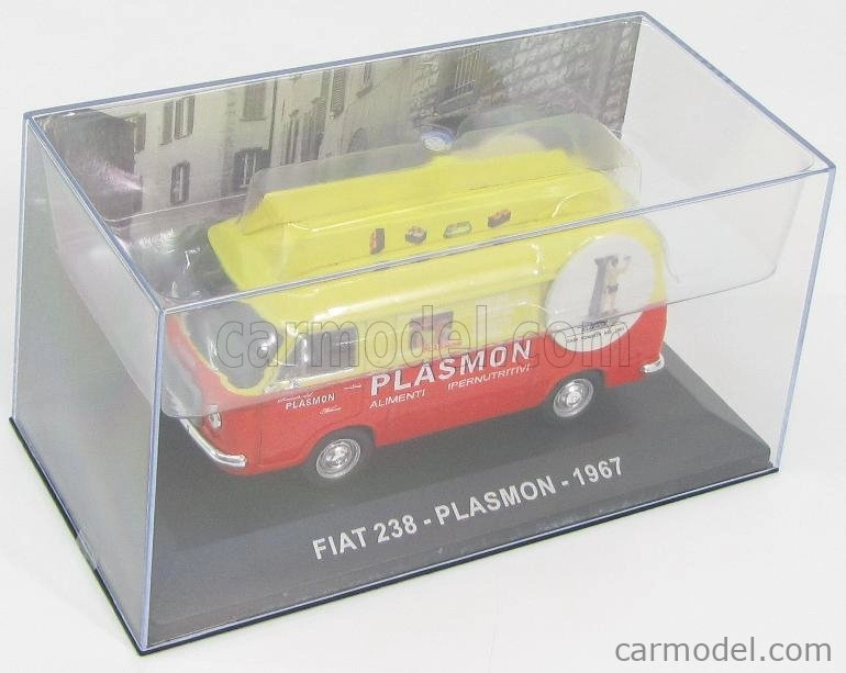 Edicola Fiat 238 Van Plasmon 1967 1:43 Oranžová žltá